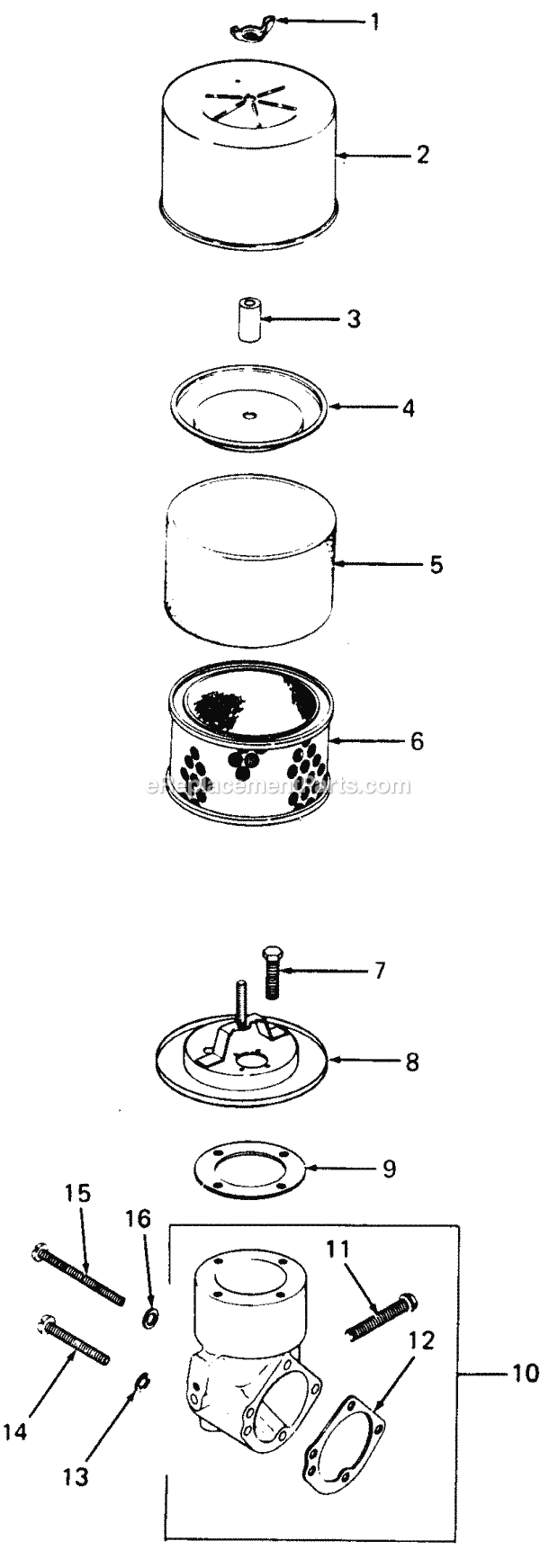 Part Location Diagram of 2575503-S Kohler Kit, Rectifier-Regulator